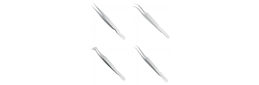 Eyelash Tweezers Stainless Steel